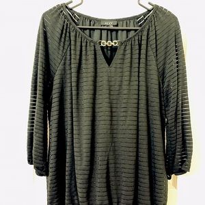 XL BLACK BLOUSE